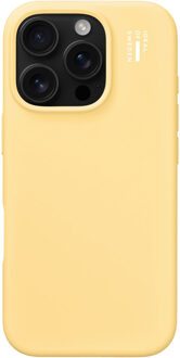 iDeal of Sweden Silicone Case voor de Apple iPhone 16 Pro Max - Soft Lemon Geel
