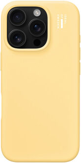 iDeal of Sweden Silicone Case voor de Apple iPhone 16 Pro - Soft Lemon Geel