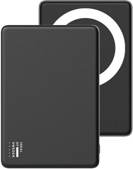 iDeal of Sweden Slim MagSafe Powerbank 5.000 mAh - Draadloze powerbank - Black Zwart - One size
