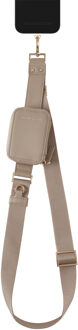 iDeal of Sweden Utility Phone Strap - Universeel telefoonkoord - Beige - One size