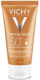 Ideal Soleil Fluweelachtige Zonnebrand Crème SPF50