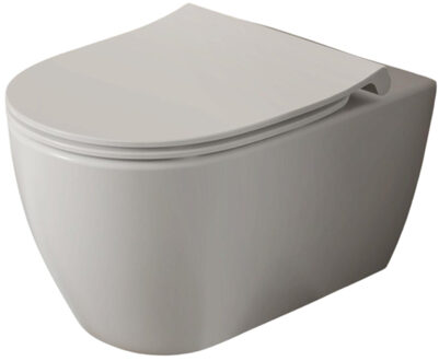 Ideal Standard I.life wandcloset - 53.5x35cm - spoelrandloos - softclose - glans wit T572501 Wit glans