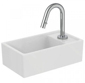 Ideal Standard Tempo fonteinset keramiek 37x21cm kraangat rechts wit E2129AA