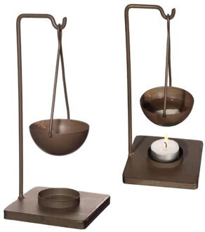 Ideas 4 Seasons Abeki geurbrander donkerbruin 23cm 2 st.