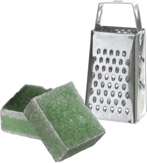 Ideas 4 Seasons Amberblokjes/geurblokjes cadeauset - dennen geur - inclusief mini rasp