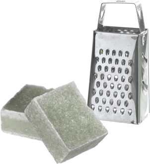 Ideas 4 Seasons Amberblokjes/geurblokjes cadeauset - eucalyptus geur - inclusief mini rasp