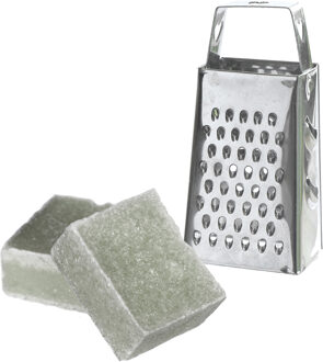 Ideas 4 Seasons Amberblokjes/geurblokjes cadeauset - jasmijn geur - inclusief mini rasp