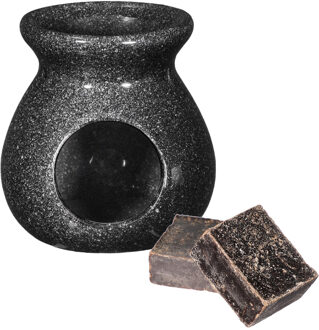 Ideas 4 Seasons Amberblokjes/geurblokjes cadeauset - ylang ylang geur - inclusief geurbrander