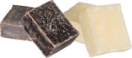 Ideas 4 Seasons Amberblokjes/geurblokjes - cashmere en ylang ylang - 6x stuks - huisparfum