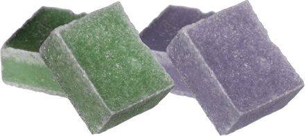 Ideas 4 Seasons Amberblokjes/geurblokjes - lavendel en dennen - 6x stuks - huisparfum