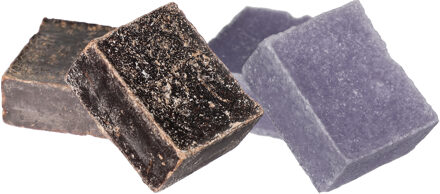 Ideas 4 Seasons Amberblokjes/geurblokjes - lavendel en ylang ylang - 6x stuks - huisparfum