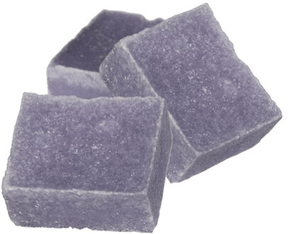 Ideas 4 Seasons Amberblokjes/geurblokjes - lavendel geur - 3x stuks - huisparfum