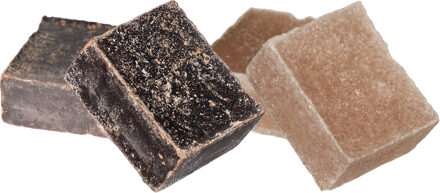 Ideas 4 Seasons Amberblokjes/geurblokjes - sandelhout en ylang ylang - 6x stuks - huisparfum