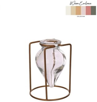 Ideas 4 Seasons Bloemenvaas Breeze helder Ø8,5xH11cm transparant