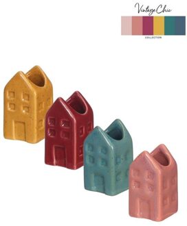 Ideas 4 Seasons Bloemenvaas huis Amsterdam 3x3x6cm verschillende