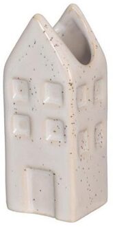 Ideas 4 Seasons Bloemenvaas huis Amsterdam crème 3x3x8cm