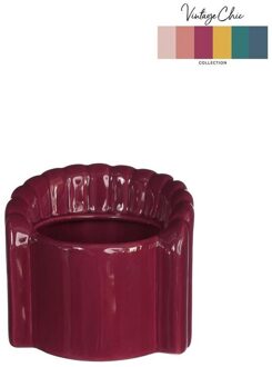 Ideas 4 Seasons Bloempot Pouff stoel kers Ø8,4x9x9,5cm roze