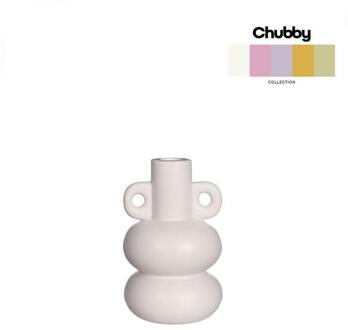 Ideas 4 Seasons Chubby kaarsenhouder H12cm off white wit