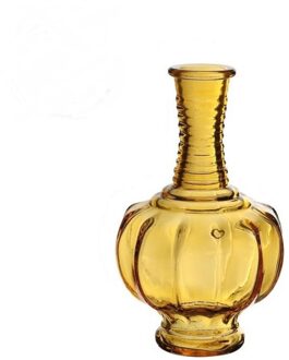 Ideas 4 Seasons Flesvaas Trevi oker Ø9 h.15 cm Helder