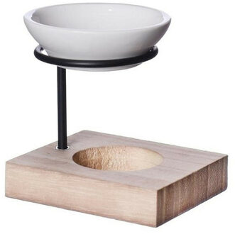 Ideas 4 Seasons Geurbrander - amberblokjes/geurolie - 9 x 9 x 8 cm