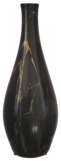 Ideas 4 Seasons Idea4seasons Bloemenvaas Dazzle - marmer look - keramiek - D13 cm x H35 cm - vaas