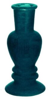 Ideas 4 Seasons Kandelaar/Vaas Venice velvet groen Ø6cm