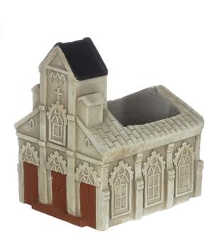 Ideas 4 Seasons Kerk bloempot 10,3x8,7xH.11,4cm crème