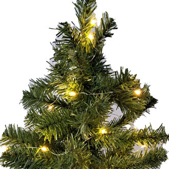 Ideas 4 Seasons Lichtslinger/lichtsnoer LED verlichting - 2 meter/20 lampjes - warm wit - fairy lights