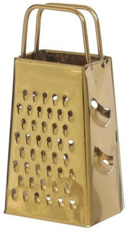 Ideas 4 Seasons Mini rasp voor amberblokjes/geurblokjes - goud - kleine rasp