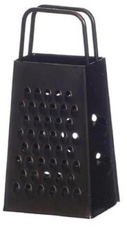 Ideas 4 Seasons Mini rasp voor amberblokjes/geurblokjes - zwart - kleine rasp