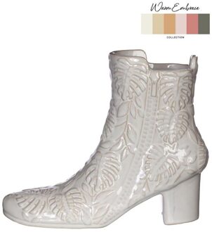 Ideas 4 Seasons Vaas Bootie crème Ø7x22x19cm
