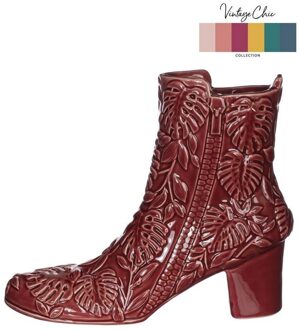 Ideas 4 Seasons Vaas Bootie kers Ø7x22x19cm roze