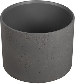 Ideavit Betonnen Vrijstaande Wastafel Rond Ideavit Idea.Grande-D5 39x30cm Donkergrijs