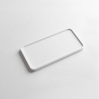 Ideavit Cosmetica Plank Ideavit Solidplate 25x14x1.2 cm Solid Surface Mat Wit