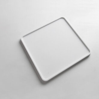 Ideavit Cosmetica Plank Ideavit Solidplate 25x25x1.2 cm Solid Surface Mat Wit