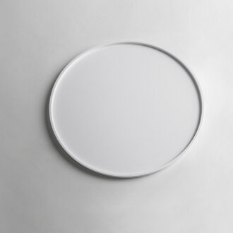 Ideavit Cosmetica Plank Ideavit Solidplate 25x25x1.2 cm Solid Surface Rond Mat Wit Ideavit