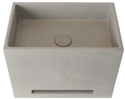 Ideavit Fontein Ideavit Idea.Wall 40x25x30 cm Rechthoek Beton Grijs/Bruin