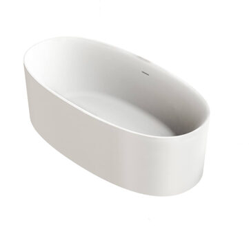 Ideavit Ligbad Vrijstaand Ideavit Colidcliff 175x88x56 cm Solid Surface Mat Wit