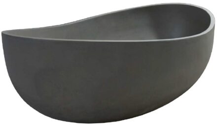 Ideavit Ligbad Vrijstaand Ideavit Idea.Sense 160x100x59.4 cm Ovaal Beton Donker Grijs