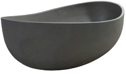 Ideavit Ligbad Vrijstaand Ideavit Idea.Sense 160x100x59.4 cm Ovaal Beton Donker Grijs