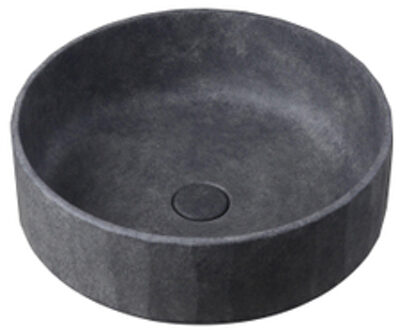 Ideavit Lixir Waskom 42x15cm rond concrete beton dark grey 290293-D2 Darkgrey mat