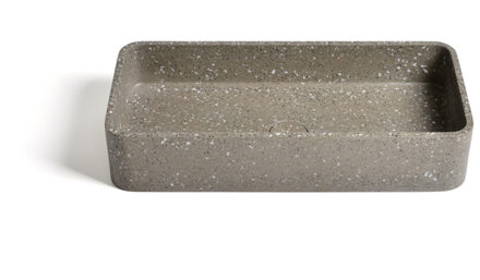 Ideavit Max Waskom 60x28x12cm Beton vierkant Terrazzo 290294-E10 Terrazzo gemêleerd (grijs)