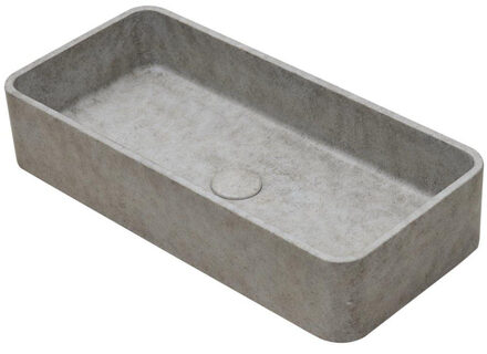 Ideavit Max Waskom 60x28x12cm rechthoek Concrete beige 290294-D1 Beige mat