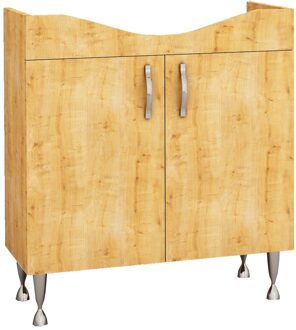 Ideavit Onderkast BWS Aleco 77x82x44 cm 2 Deuren Met Greep Safir Bruin