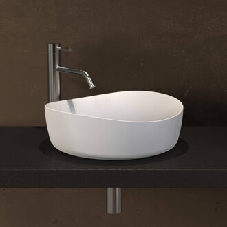 Ideavit Opbouwwastafel Ideavit Solidharmony 40x13 cm Solid Surface Mat Wit