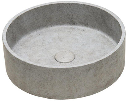 Ideavit Ora Waskom 39x12cm rond concrete beton beige 290296-D1 Beige mat