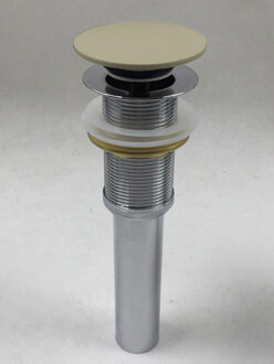 Ideavit Pop-up afvoerplug vlak solidsurface mat lichtbeige 290179 Lichtbeige (Bruin)