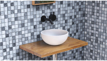 Ideavit Solidmicro opbouw wastafel 23x11.5 Solidsurface matwit 290208 Wit mat