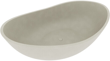Ideavit Vrijstaande Badkuip Ideavit Idea.Sense 160x97,5x58cm Beton Greige