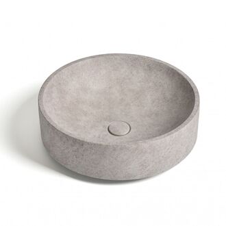 Ideavit Waskom Ideavit Idea.Deco 45.5x45.5x14.5 cm Rond Beton Grijs/Bruin Ideavit